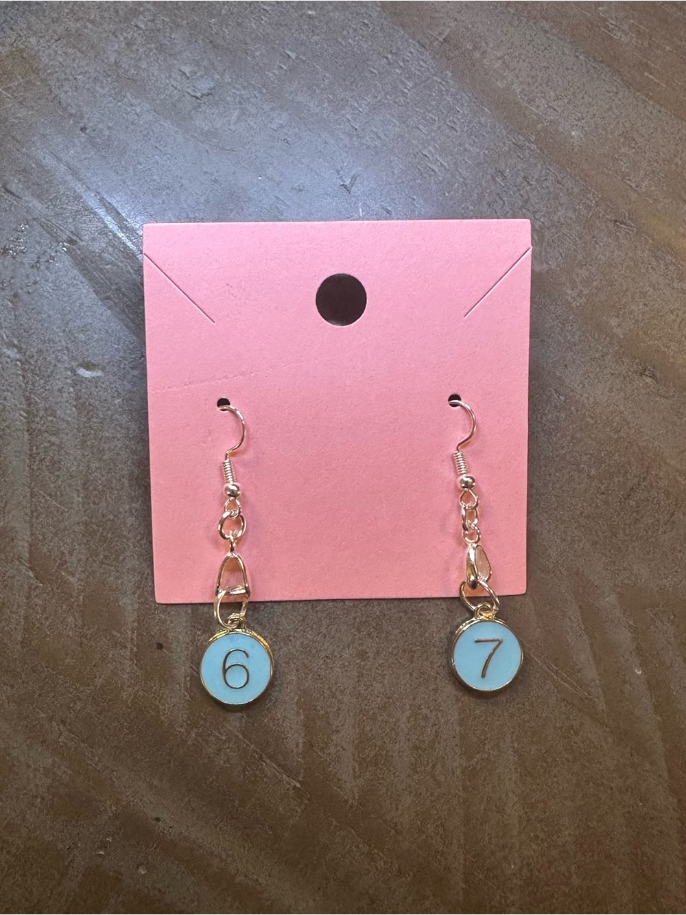 Blue 67 Dangle Earrings